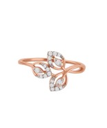 DIAMOND LEAFY LUMINESCENCE RING - $545.71 CAD