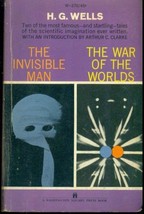Invisible Man &amp; War Of The Worlds By H.G. Wells; Arthur C Clarke (1964) W Sq P Pb - £7.75 GBP