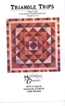 Mountainpeek Creations Quilting Pattern Triangle Trips UNCUT - £3.14 GBP