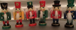 Christmas NUTCRACKER 4&quot; Set Of 6 Different Soldiers - Great For Holiday Decor - £11.94 GBP