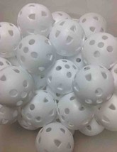 GOLF PRACTICE  BALLS - POLYMER - LIMITED FLIGHT - PACKAGE OF 15 WHITE BALLS - $7.94
