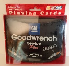 Dale Earnhardt Playing Card Collector Tin - Two Decks - Goodwrench Nascar NEW - £6.25 GBP