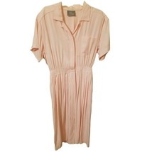 Womens Light Pink Carol Anderson Petites Midi Dress Small? 28&quot; Waist 47&quot;... - £8.45 GBP