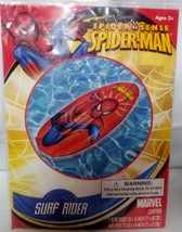 Marvel Spider-Man Inflatable Surf Rider - 28 x 18&quot; swim toy raft - NEW I... - $7.94