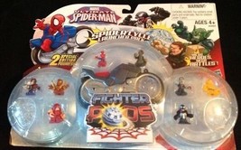 New Marvel Ultimate Spider Man Spider Cycle Launcher Pack Fighter Pods Series 1 - £7.97 GBP