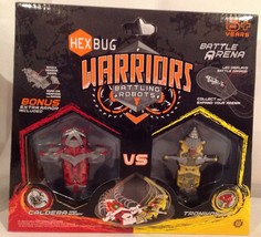 Hexbug Warriors Battle Arena: CALDERA vs TRONIKON BattlIng Robots NEW! - $15.94