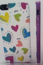 Yak Pak Case for iPhone 5 - Happy Hearts Design - NEW in box!  CUTE! - £5.54 GBP