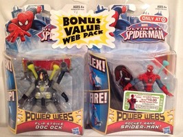 Marvel Ultimate SpiderMan Rocket Ramp + Flip Doc Ock Power Webs Figure 2-Pack - $12.94