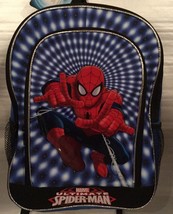 Marvel ULTIMATE SPIDER-MAN Large Backpack SUPER HERO Bag For Office Or S... - $24.94