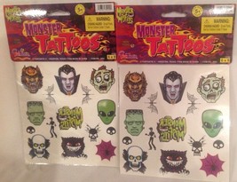 Monster Misfits Tattoos - Great Trick Or Treat / Party Favor ~ 30 Scary ... - $5.94