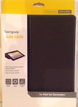 Targus Slim Case Folio for iPad 3 &amp; 4 Gen - Charcoal Gray  - NEW! - £7.94 GBP