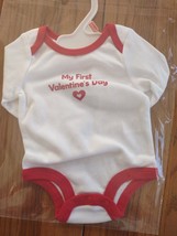 My First Valentine&#39;s Day 0/3 Months Long Sleeve Baby - £14.93 GBP