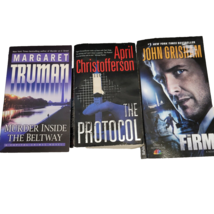 3 Paper Back Book Crime Novels Margaret Truman John Grisham April Christofferson - £9.56 GBP