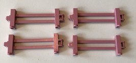 Vintage Lego Duplo Pink Fence Pattys Pony Stable  Replacement Lot Of 4 RARE!! - £7.06 GBP