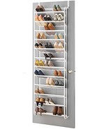 Whitmor 36 Pair Door Shoe Organizer, White - $42.99