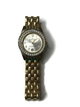 Anne Klein AK Gold Tone Quartz Watch 107372 Water Resistant 100 Ft - £7.56 GBP