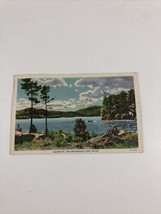1936 Squaw Mountain on Moosehead Lake, Maine Linen postcard Address Flatbush NY - £3.77 GBP
