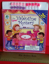 Education Holiday Kid Book Great Valentine Mystery Story Sparkly Pompom ... - £3.78 GBP