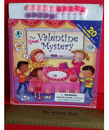 Education Holiday Kid Book Great Valentine Mystery Story Sparkly Pompom ... - £3.70 GBP