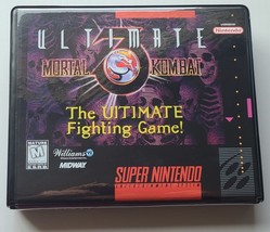 Ultimate Mortal Kombat 3 CASE Super Nintendo SNES Box BEST Quality Available - £10.36 GBP