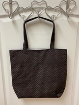 Handmade by PZQUILTS  Large Polka Dot on Black Reversible Tote Bag - $21.95