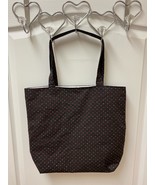 Handmade by PZQUILTS  Large Polka Dot on Black Reversible Tote Bag - €19,24 EUR