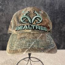 Realtree Hat Mens Strabback Adjustable Camo Antler Hunting Cap OSFM Brus... - $7.23