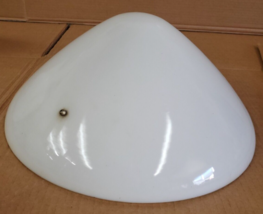 Large Art Deco Milk Glass  GLobe Lamp Shade Chandalier Hanging Pendant C... - £200.77 GBP