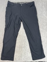 Duluth Trading Pants Mens 42x32 Black Relaxed Fit Flex Dry on the Fly Ca... - $29.69