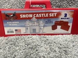 Flexible Flyer Snow &amp; Sand Fort Building Kit with Block Brick and Castle Molds - £8.12 GBP