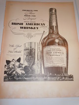 Vintage William Jameson Irish American Whiskey Print Magazine Advertisem... - $6.99