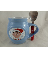 Elf on the Shelf Mug Cup with Spoon Slotted handle  - $20.15 CAD