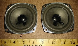 9CC75 PAIR OF SPEAKERS FROM HP, D062, 4 OHM 3 WATT, 2-1/2&quot; NOMINAL, 3-1/... - £5.34 GBP