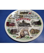 Kentucky Collectible Vintage Travel Souvenir Plate Features Historic Lan... - £15.62 GBP
