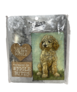 Primitives by Kathy Metal Board with Golden Doodle Magnets NEW - $14.24