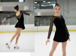 Mondor Model 2851 Girls Skating Dress - Black Size 12-14 - £57.28 GBP