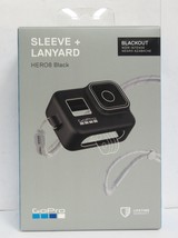 GoPro Silicone Sleeve and Adjustable Lanyard Kit for GoPro HERO8 - Black - £13.91 GBP
