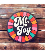 Mt. Joy Pink Orange Teal Retro Circle Vinyl Sticker Slap Matte Finish 3.0&quot; - €2,94 EUR