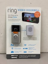 NEW/SEALED 1st Gen 720p Ring Video Doorbell w Chime for IOS, Android &amp; W... - £94.70 GBP