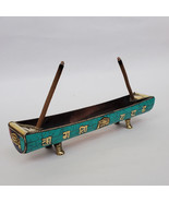 Tibetan Buddhist Artistic Stone Setting Incense Burner 8&quot;-Made in Nepal - $39.99