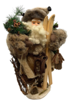 Grandeur Noel Collector&#39;s Edition 2000 16&quot; Fabric Santa on Display Stand Inc Box - £21.66 GBP