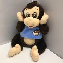 Chinda Brown Hear No Evil Monkey Chimp Plush Stuffed Animal Soft Toy Med... - $49.99