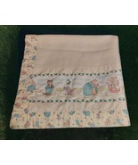 Vintage Quiltex Peter Rabbit Tom Kitten Pattern Trim USA Baby Blanket 53... - $108.22 CAD