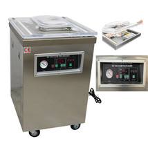 Stainless Steel Single Chamber 25&quot;x22&quot;Vacuum Packer Food Fruits Sealer 1... - $1,386.00