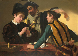 Caravaggio 1571 1610 The Cardsharps ca 1595 - £24.81 GBP+