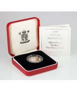 1999 Great Britain Silver One Pound Proof Piedfort Coin, KM P31 - $169.26 CAD