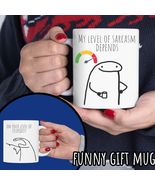 My Level of Sarcasm Funny Sarcastic Novelty Mug Gift Humor Coffee Mug Cu... - $14.99
