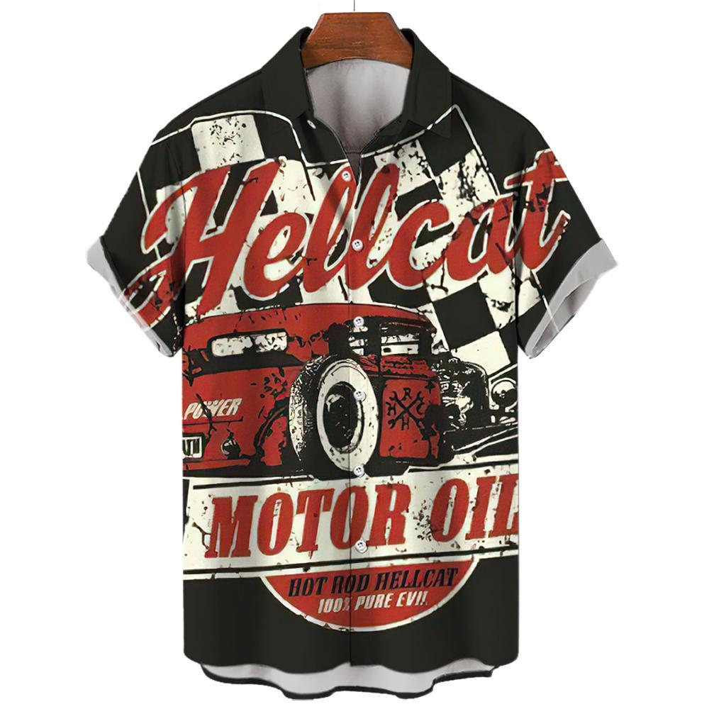 Hot Rod Hellcat Motor oil black shirt for men - $29.00