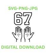6-7 Hands Six Seven Meme PNG | Funny Viral Internet Trend 67 Hands Digit... - €1,67 EUR