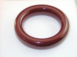 1990&#39;s Elsa Peretti Tiffany &amp; CO Brown Lacquer Donut Bangle Bracelet MCM Modern - £274.99 GBP